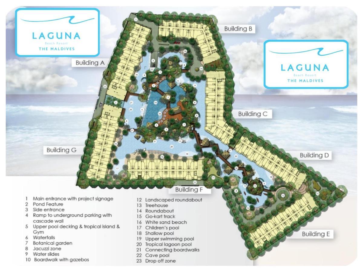 Laguna Beach Condo Resort 3 Maldives Pattaya Pool View ลากูน่า บีช คอนโด รีสอร์ต 3 พัทยา Haat Jomtien Eksteriør bilde